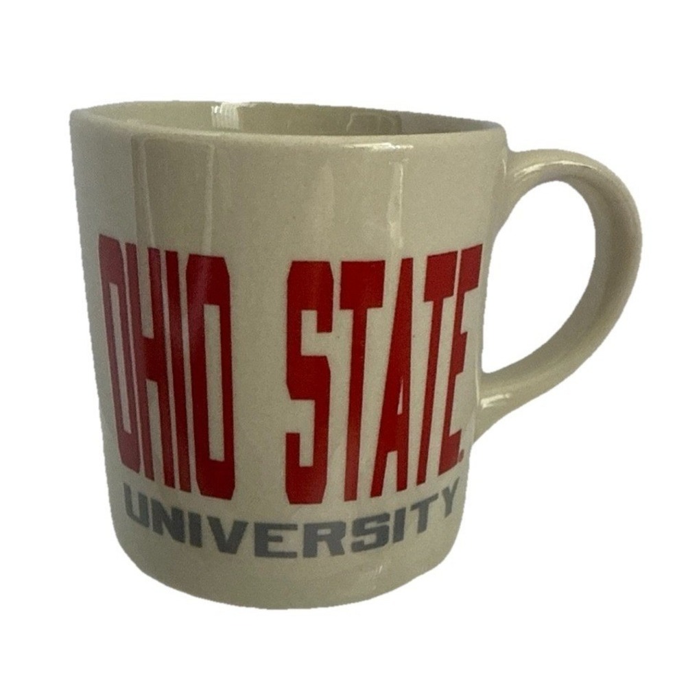 Ohio State University‎  Buckeyes  Ceramic Coffee Mug Cup 3.25" Double Sided
